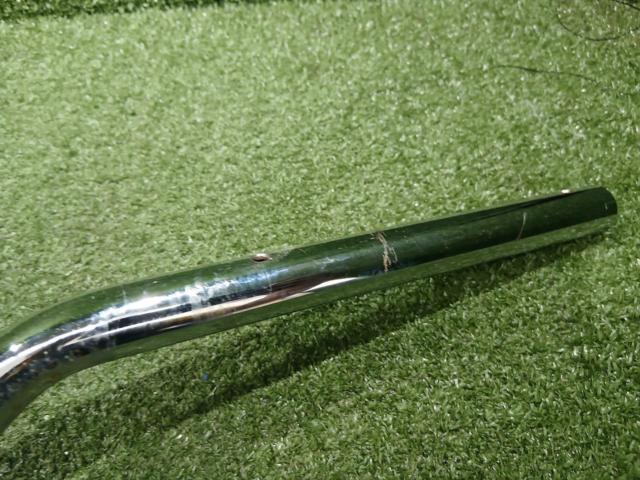 【メーカー不明】 メッキハンドルバー Φ22.2mm 全長:80cm バンバン200外し