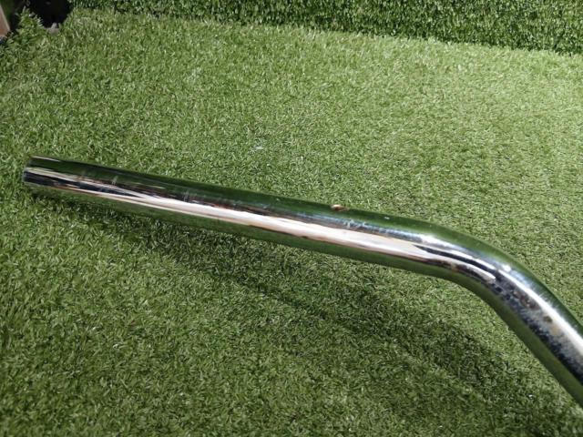 【メーカー不明】 メッキハンドルバー Φ22.2mm 全長:80cm バンバン200外し