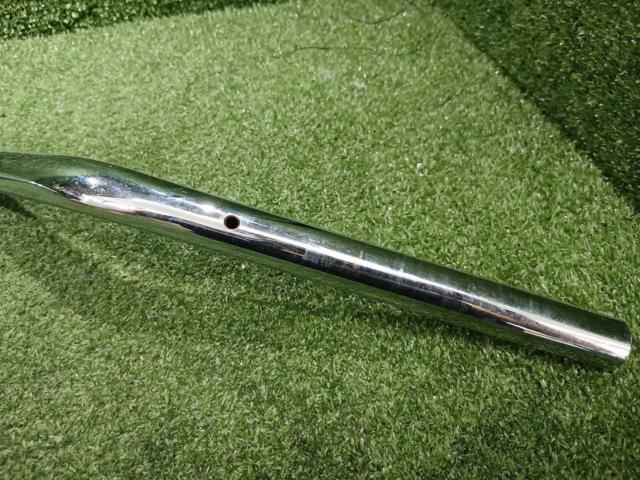 【メーカー不明】 メッキハンドルバー Φ22.2mm 全長:80cm バンバン200外し