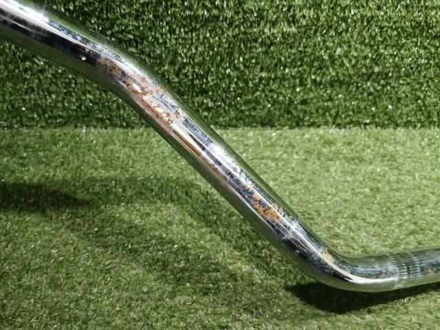 【メーカー不明】 メッキハンドルバー Φ22.2mm 全長:80cm バンバン200外し