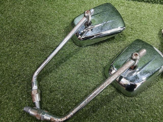 【メーカー不明】メッキミラー 10mm 正ネジ
