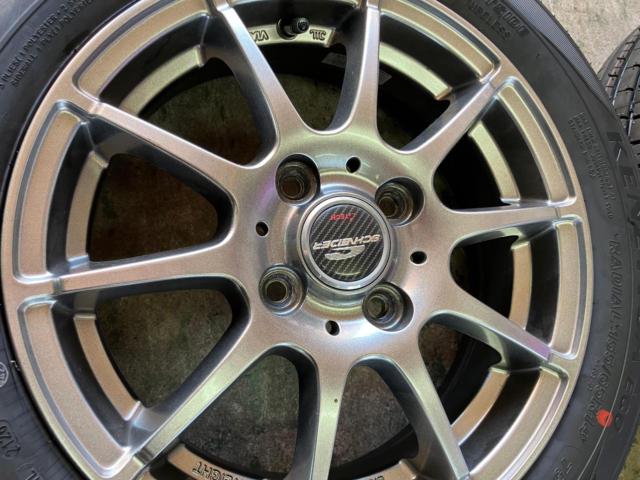 SCHNEIDER StaG (4HOLE) メタリックグレー + KENDA(ケンダ) KENDA(ケンダ) KR203 155/65R14 75T
