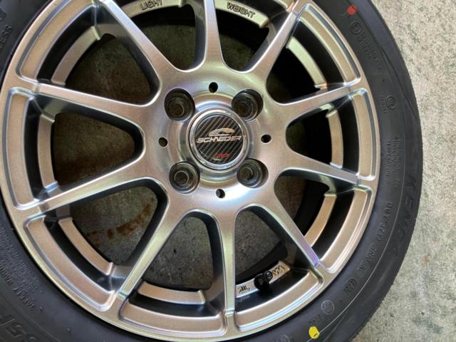 SCHNEIDER StaG (4HOLE) メタリックグレー + KENDA(ケンダ) KENDA(ケンダ) KR203 155/65R14 75T