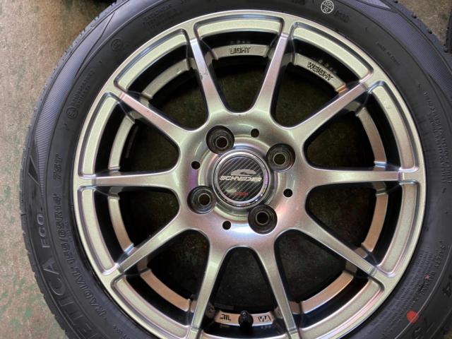 SCHNEIDER StaG (4HOLE) メタリックグレー + KENDA(ケンダ) KENDA(ケンダ) KR203 155/65R14 75T