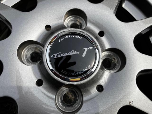 ABE SHOKAI(アベショウカイ) LA STRADA(ラ・ストラーダ) TIRADO γ(ガンマ) シルバー + BRIDGESTONE(ブリヂストン) BLIZZAK VRX2