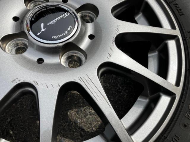 ABE SHOKAI(アベショウカイ) LA STRADA(ラ・ストラーダ) TIRADO γ(ガンマ) シルバー + BRIDGESTONE(ブリヂストン) BLIZZAK VRX2