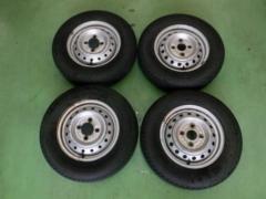 1スズキ純正(SUZUKI)  DA16T キャリイトラック純正スチール  + YOKOHAMA(ヨコハマ) SUPER VAN 356