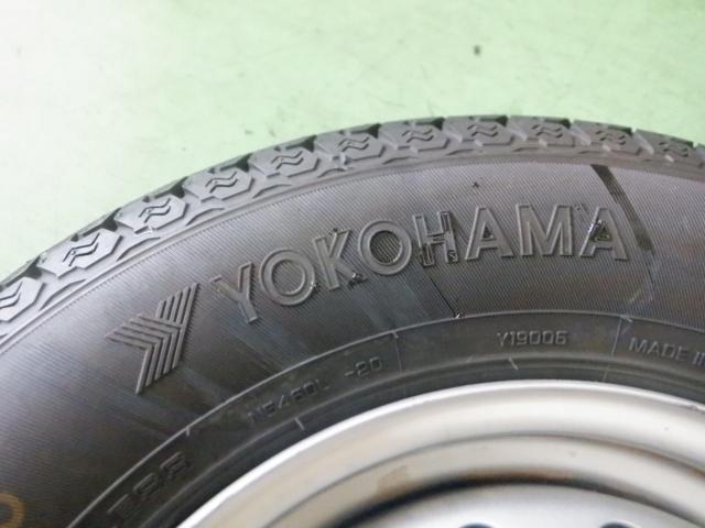 1スズキ純正(SUZUKI)  DA16T キャリイトラック純正スチール  + YOKOHAMA(ヨコハマ) SUPER VAN 356