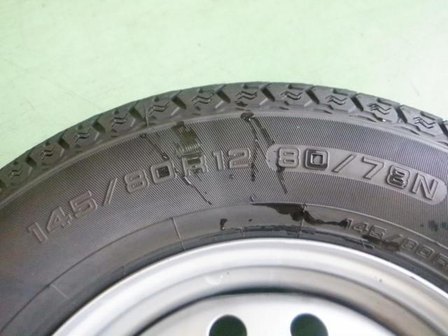 1スズキ純正(SUZUKI)  DA16T キャリイトラック純正スチール  + YOKOHAMA(ヨコハマ) SUPER VAN 356