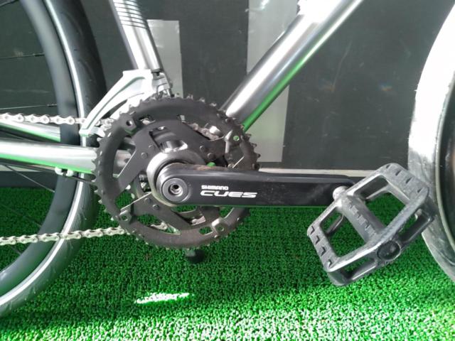 CANNONDALE QUICK3 クロスバイク 2×9S SHIMANO CUES シルバー サイズ:SM 適正身長:155-170cm