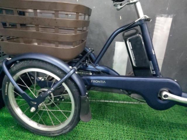 BRIDGESTONE FRONTIA ラクットワゴン 20/16インチ 3段変速 電動アシスト三輪自転車 ネイビー