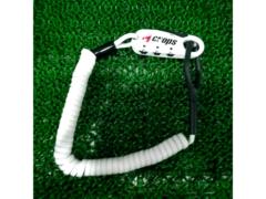 CROPS 3桁ダイヤル式ワイヤーロック ホワイト