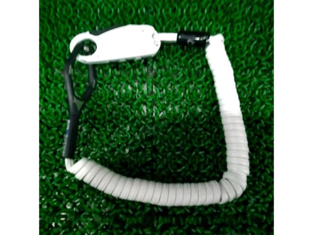 CROPS 3桁ダイヤル式ワイヤーロック ホワイト