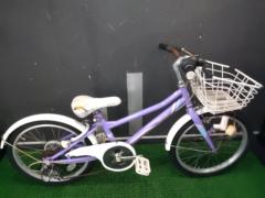 【わけあり現状販売】CBA GIRLS LABO 20インチ 外装6段変速 キッズサイクル パープル※変速不良・サドル破れ