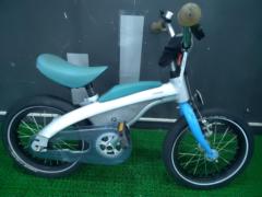 【わけあり現状販売】BMW KIDSBIKE 14インチ シングルギア キッズ自転車/キックバイク グレー※リアコースターブレーキ/チェーンカバー下部破損あり
