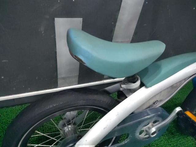【わけあり現状販売】BMW KIDSBIKE 14インチ シングルギア キッズ自転車/キックバイク グレー※リアコースターブレーキ/チェーンカバー下部破損あり