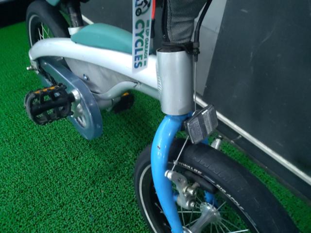 【わけあり現状販売】BMW KIDSBIKE 14インチ シングルギア キッズ自転車/キックバイク グレー※リアコースターブレーキ/チェーンカバー下部破損あり