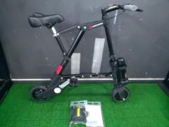 A-bike electric 2025年購入/6.4Ah/ノーパンクタイヤ 8インチ ギア無し 電動アシスト 折りたたみ自転車