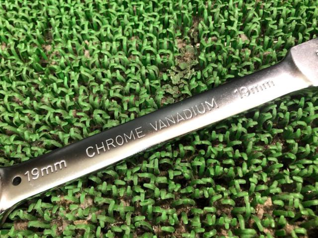 メーカー不明 コンビネーションラチェットレンチ 19mm