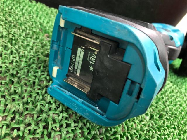 マキタ makita  18V 100mm 充電式ディスクグラインダ GA418DZ(本体のみ)