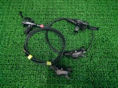 ※左レバー取付ボルト欠品 SHIMANO BL-M8100/BR-M8120 ディスクブレーキレバー・キャリパー前後セット