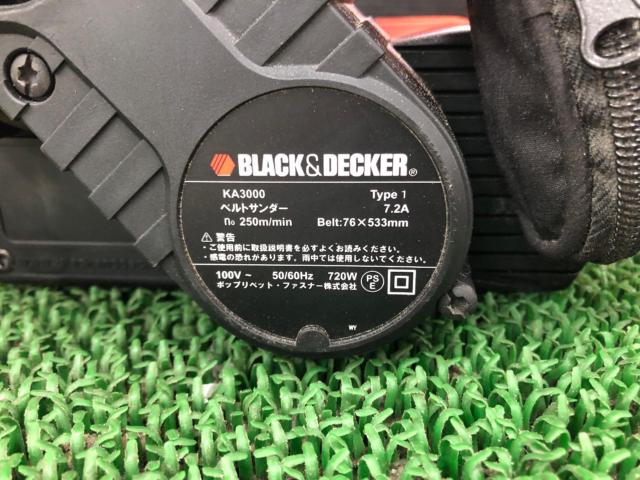 BLACK&DECKER ベルトサンダー KA3000