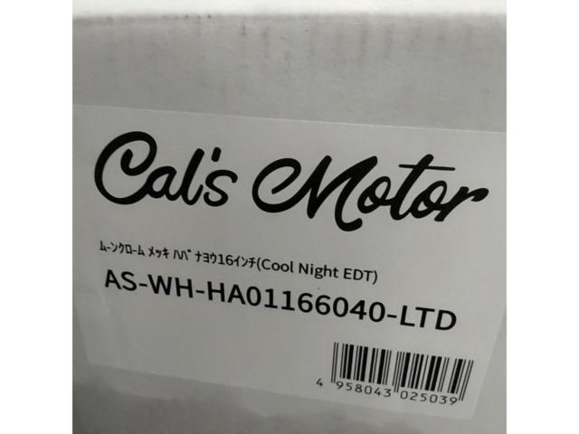 [ALPINE
STYLE]
Cal's
Motor
Havana
Cool
Night
Edition
Genuine steel wheel