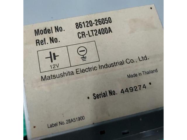 TOYOTA
Hiace 200
Original audio system (86120-26050)