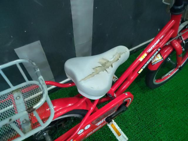 サイクルベースあさひ RESCUE 16インチ シングルギア キッズ自転車 レッド※ステッカー多数