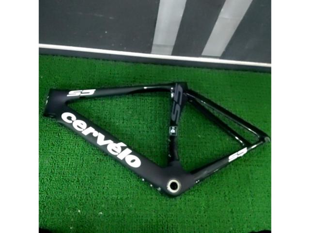 CERVELO S5 2016年モデル カーボンロードバイクフレーム 51cm ブラック※フォーク・シートポスト・各部小物欠品 トップチューブなど塗装欠け多数