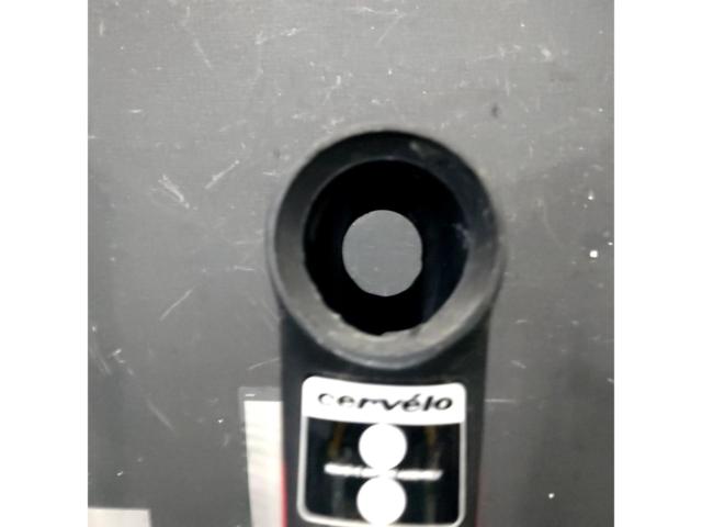 CERVELO S5 2013年モデル カーボンロードバイクフレーム 51cm ブラック/シルバー2 ※フォーク・各小物類欠品/ヘッドベアリング受け部破損