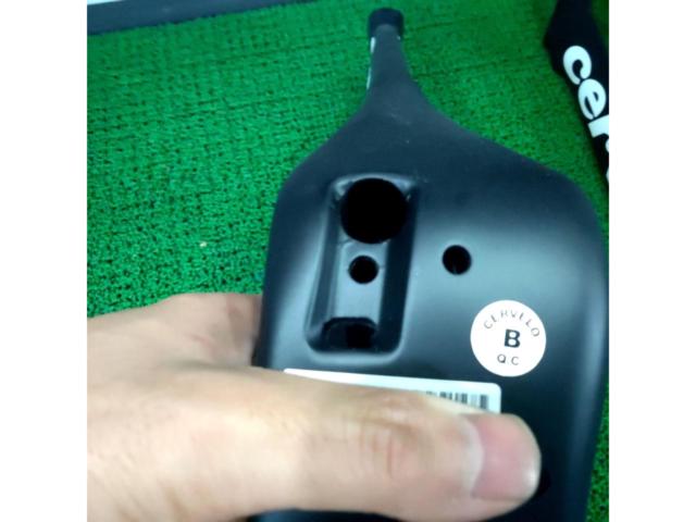 CERVELO S5 2013年モデル カーボンロードバイクフレーム 51cm ブラック/シルバー2 ※フォーク・各小物類欠品/ヘッドベアリング受け部破損