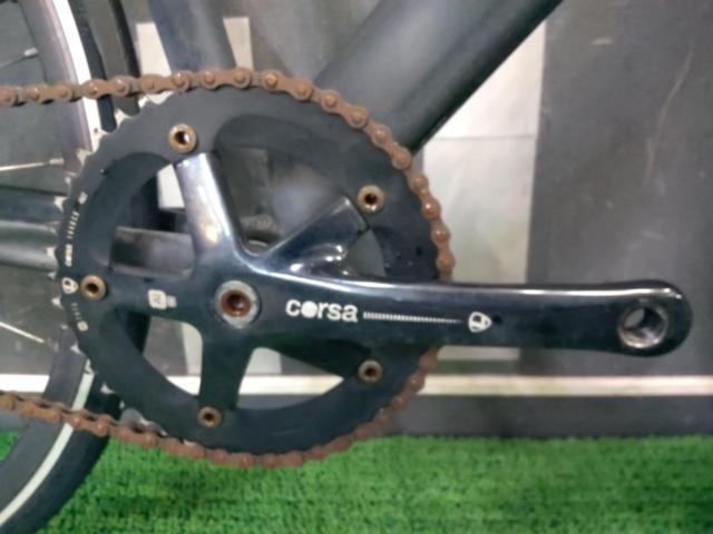 LEADER 721TR 年式不明 700c シングルギア ピストバイク マットブラック サイズ:S 適正身長:164-174cm ※各部日焼け・キズ・サビあり 要タイヤチューブ・チェーンなど交換