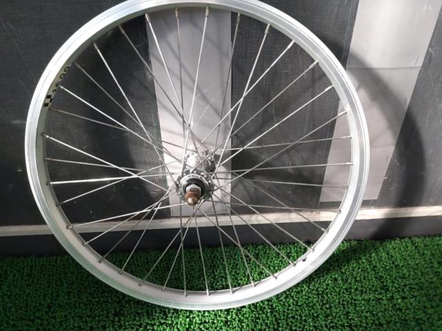 ALEXRIMS 20インチ(406) クリンチャー フロントホイール シルバー