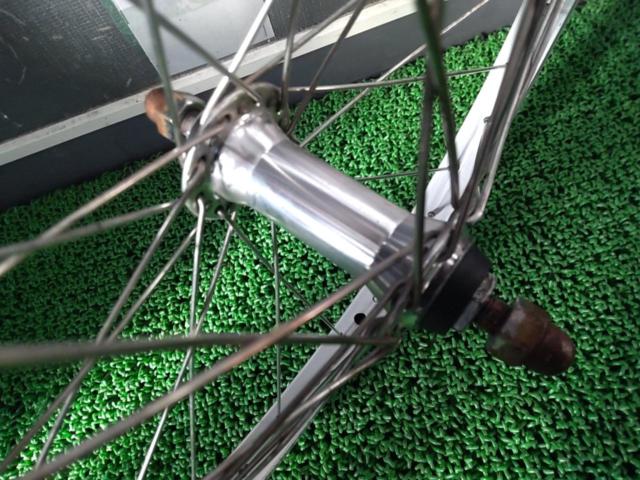 ALEXRIMS 20インチ(406) クリンチャー フロントホイール シルバー