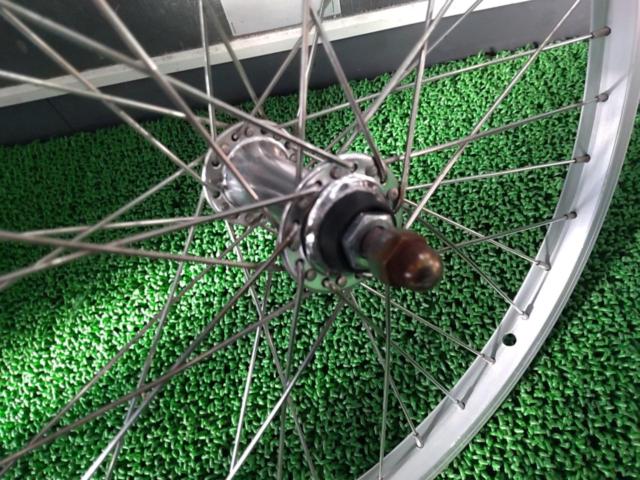 ALEXRIMS 20インチ(406) クリンチャー フロントホイール シルバー