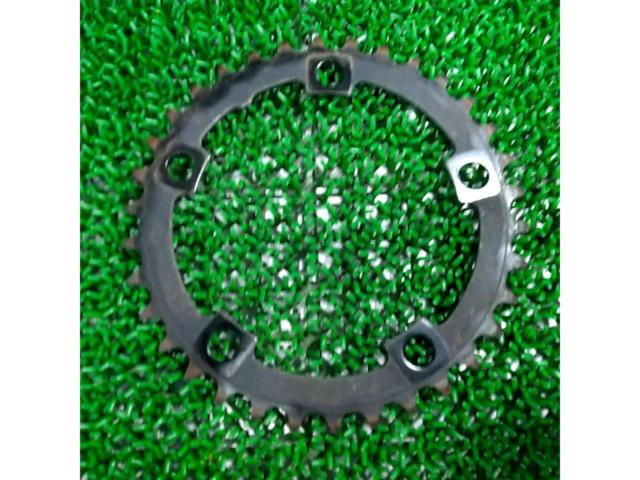 34T/段数不明/PCD110 メーカー不明 チェーンリング ブラック