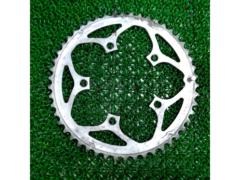 50T/段数不明/PCD110 メーカー不明 チェーンリング シルバー