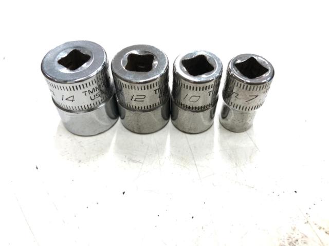 Snap-On スナップオン 1/4 シャローソケットセット TMM7/10/12/14