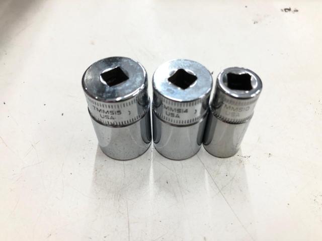 Snap-On スナップオン 1/4 セミディープソケット TMMS10/14/15