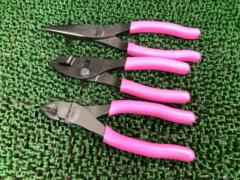 Snap-on スナップオン プライヤーセット 3本組 PL306ACFP ピンク 限定色 プライヤー ラジオペンチ ニッパ