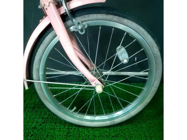 【わけあり現状販売】BRIDGESTONE ハッチ18 18インチ シングルギア キッズサイクル ピンク ※錆多数・前後タイヤ劣化・駆動周り錆などのためわけあり