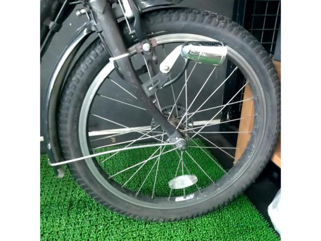 BRIDGESTONE アンジェリーノプティット e 20インチ 内装3段変速 電動アシスト子乗せ自転車 マットブラック ※バッテリー/充電器欠品・前輪リム摩耗・前輪スポーク折れ・スイッチ破損ありなど