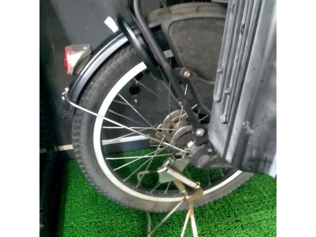 BRIDGESTONE アンジェリーノプティット e 20インチ 内装3段変速 電動アシスト子乗せ自転車 マットブラック ※バッテリー/充電器欠品・前輪リム摩耗・前輪スポーク折れ・スイッチ破損ありなど