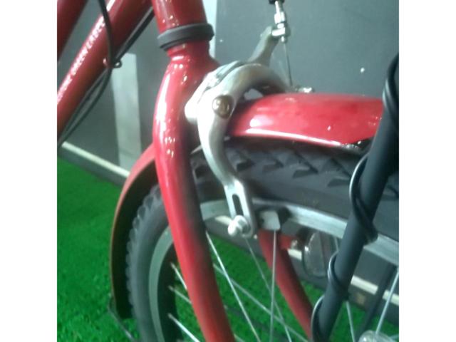 BRIDGESTONE VEG03T VEGAS 点灯虫モデル 20インチ 内装3段  スチールシティサイクル レッド