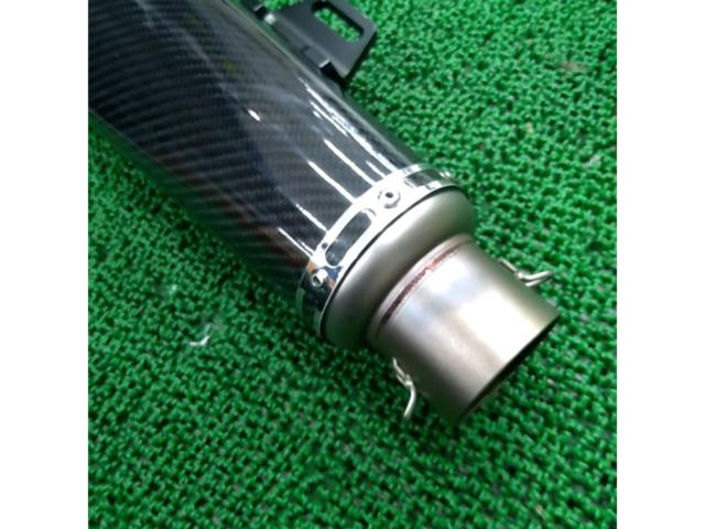 メーカー不明 テーパーカーボンサイレンサー 汎用 差込径Φ60.5mm