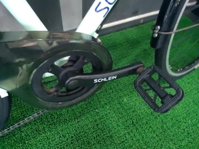 【わけあり現状販売】BRIDGESTONE SCHLEIN SHL67 26×1-3/8インチ外装7段変速ジュニアサイクル ミストグリーン ※ベル欠品/変速出来ますがシフター動き渋いです※