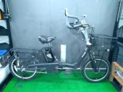 ワケアリ Panasonic Gyutto ANNIS 2013年 20インチ 子供乗せ電動アシスト付自転車 ブラック※サドル破れ/前タイヤ磨耗・劣化大/ハンドル歪み