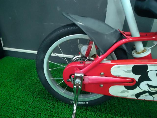 アイデス かじとり自転車 14インチキッズサイクル レッド