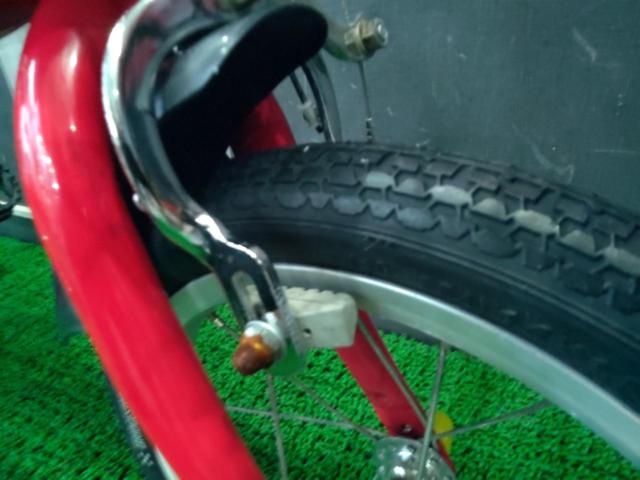 アイデス かじとり自転車 14インチキッズサイクル レッド
